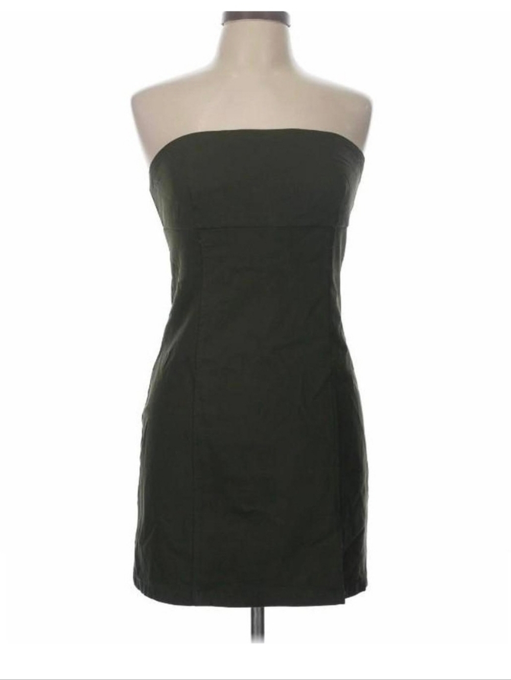 Kendall & Kylie Black Strapless Sheath Dress